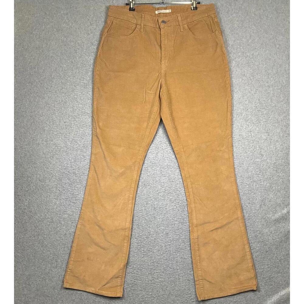 Levi's Women's Size 32 Brown Corduroy 725 High Rise Bootcut Jeans Pants